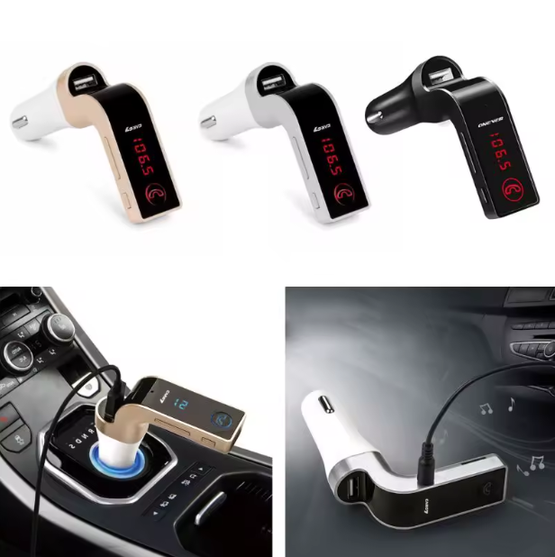 CARG7 3u1 – FM Transmitter + Bluetooth + Punjač za auto