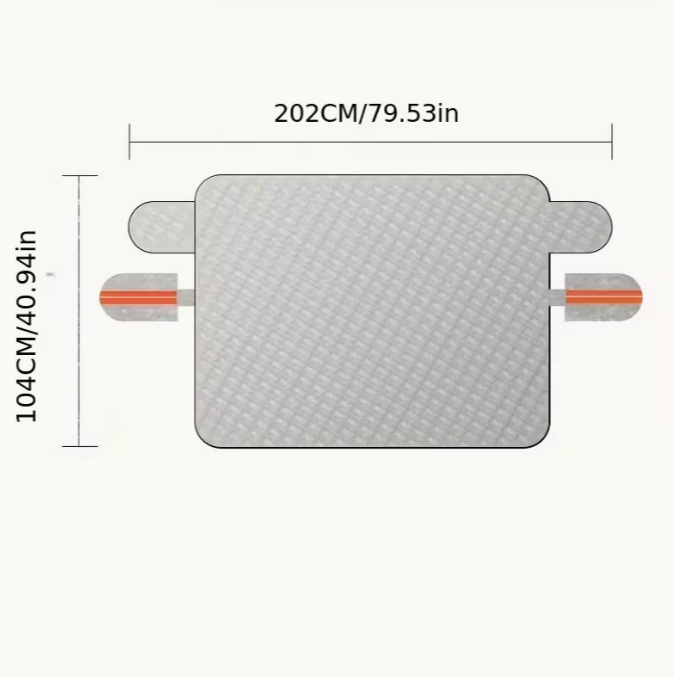 Pokrivač za vetrobransko staklo na autu – zaštita za šoferku od snega zimi i sunca leti