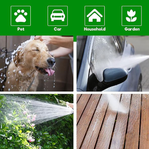 Baštensko crevo sa motalicom i mlaznicom