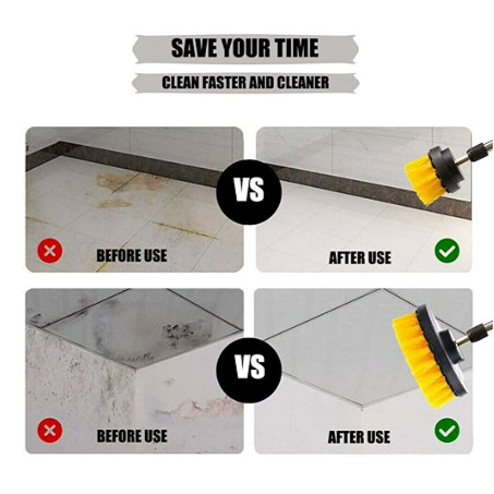 Set nastavaka za bušilicu 12u1 – Četke za pranje i poliranje