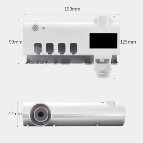 3u1 Smilebrush sterilizator, držač četkica (i brijača) i dozer za pastu