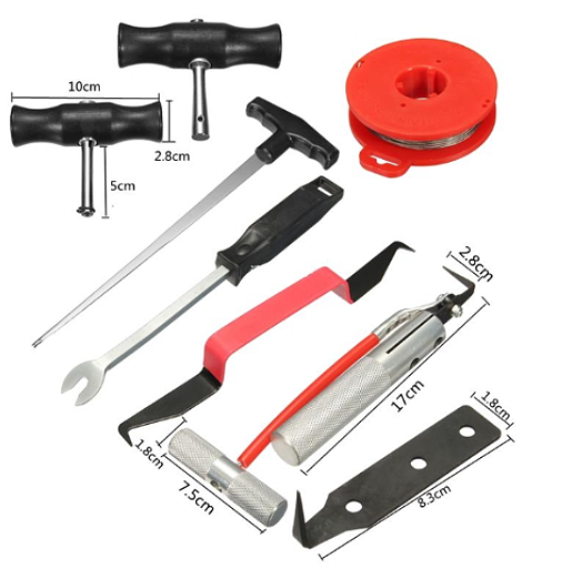 Set za skidanje auto stakala šoferšajbne