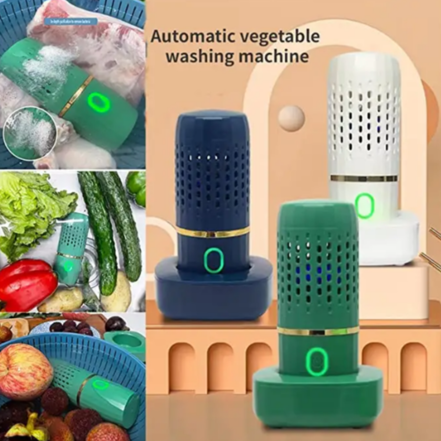 Uređaj za pranje voća i povrća sa OH-jonskom tehnologijom za efikasno uklanjanje pesticida sa voća i povrća