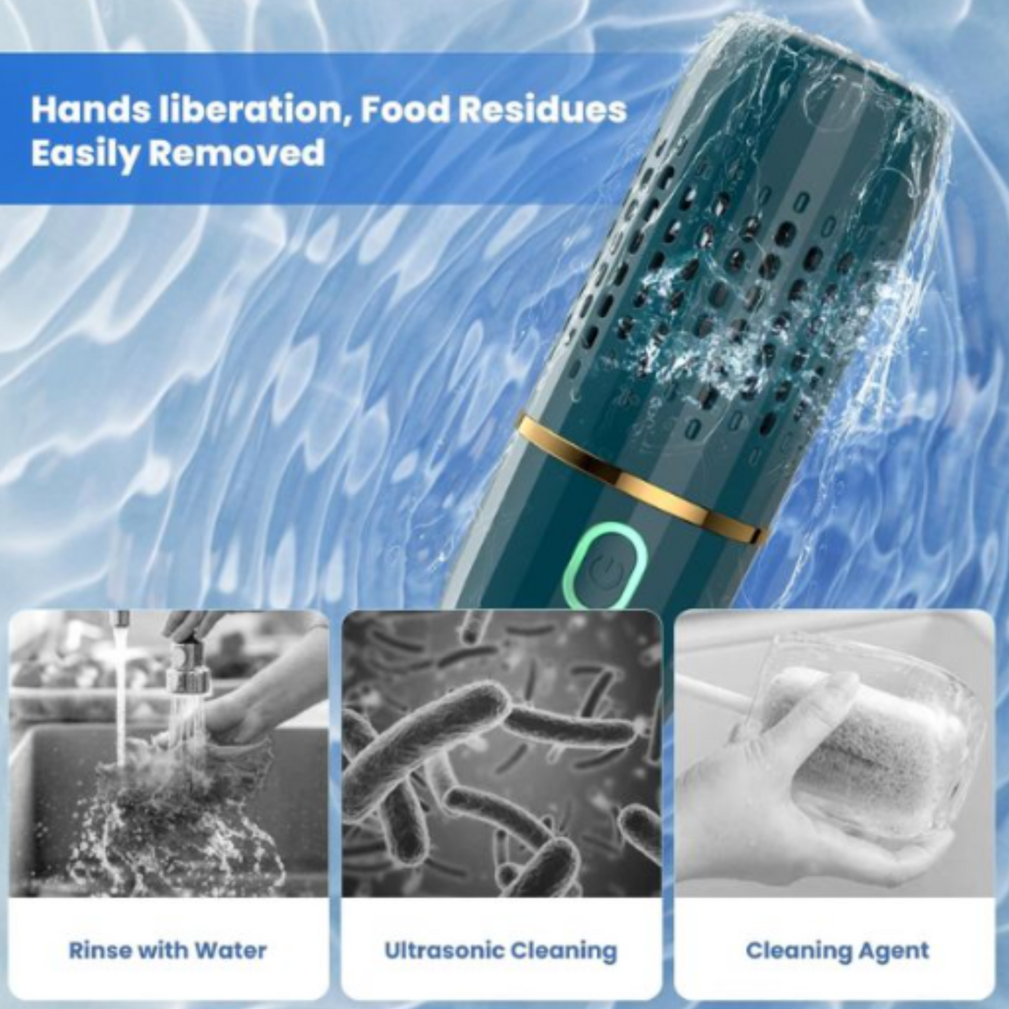 Ultrazvučni čistač voća i povrća – uređaj za uklanjanje pesticida i dubinsko čišćenje hrane bez hemikalija