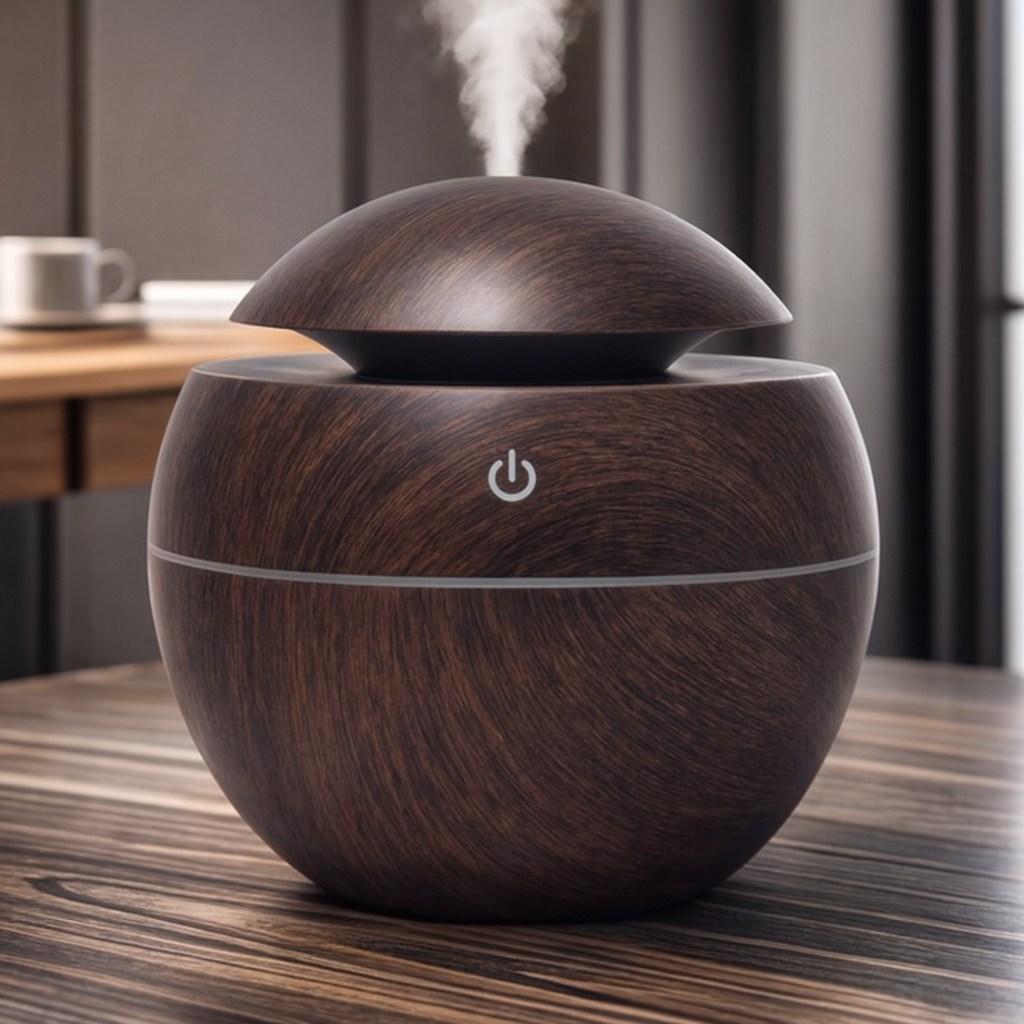 Ovlaživač vazduha - Aroma difuzer + 12 eteričnih ulja