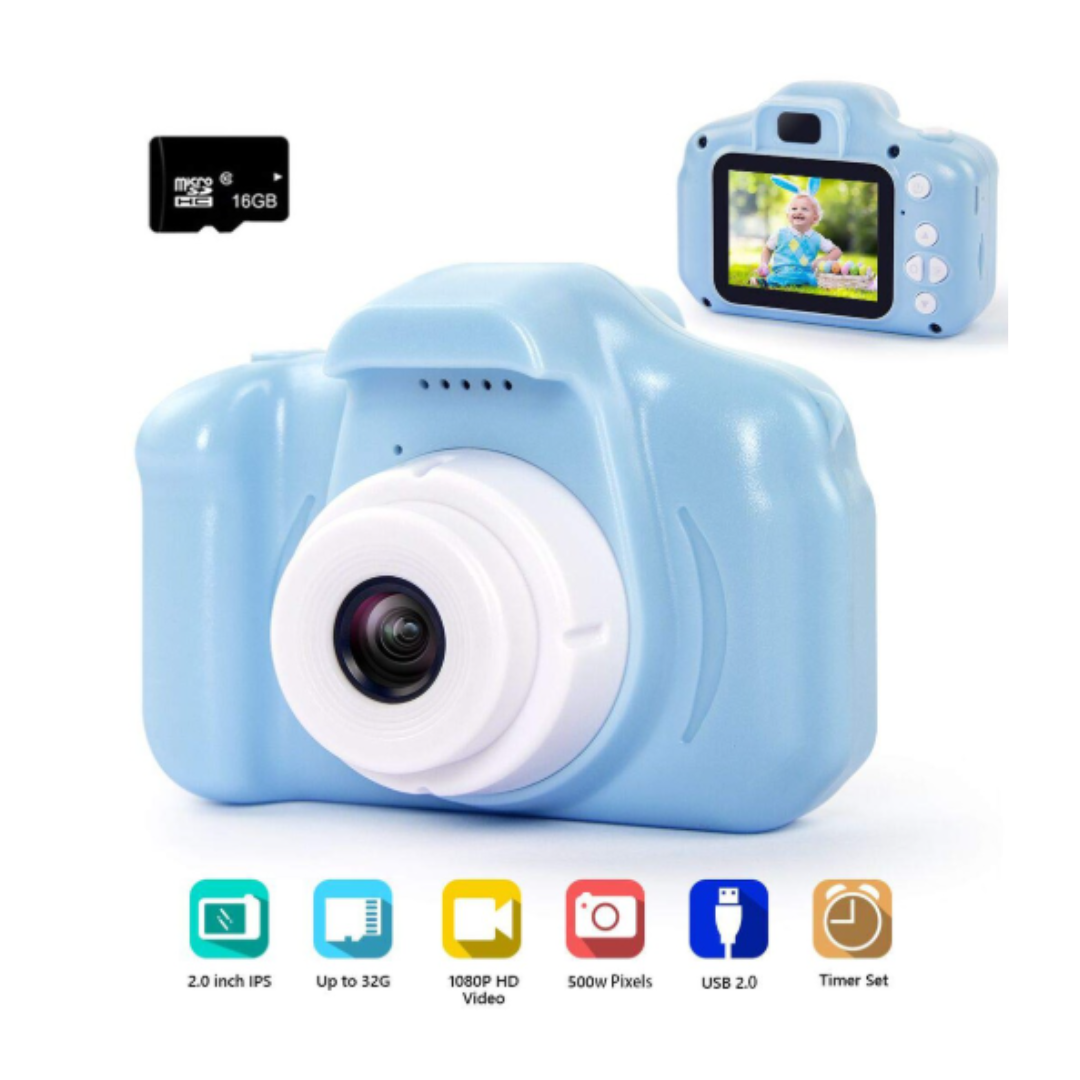 Dečija digitalna kamera/foto aparat plava