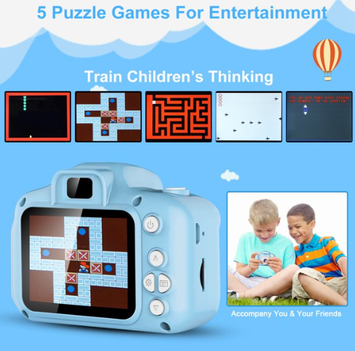 Dečija digitalna kamera/foto aparat plava