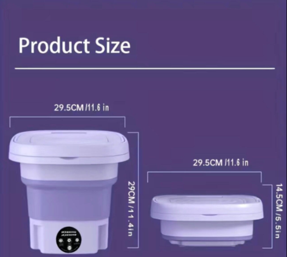 Mini sklopiva veš mašina