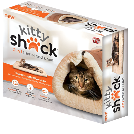 Plišani krevet-tunel za mačke