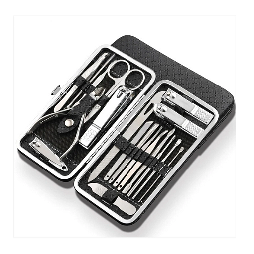 Set za negu noktiju manikir i pedikir 19 delova