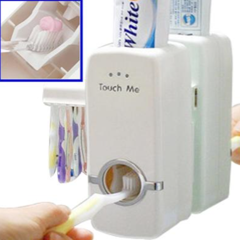 TouchMe - Dozer za pastu za zube i držač za četkice