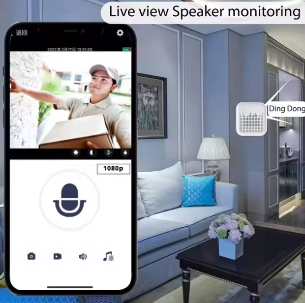 Pametno WiFi zvono sa kamerom za vrata