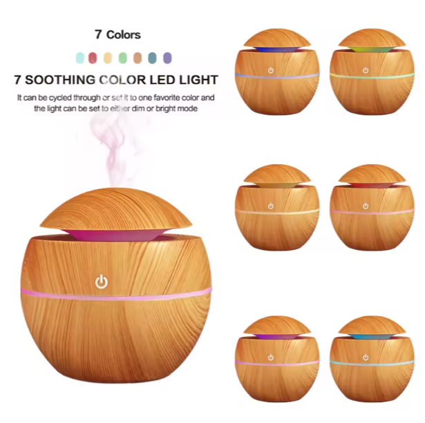 Ovlaživač vazduha - Aroma difuzer + 12 eteričnih ulja