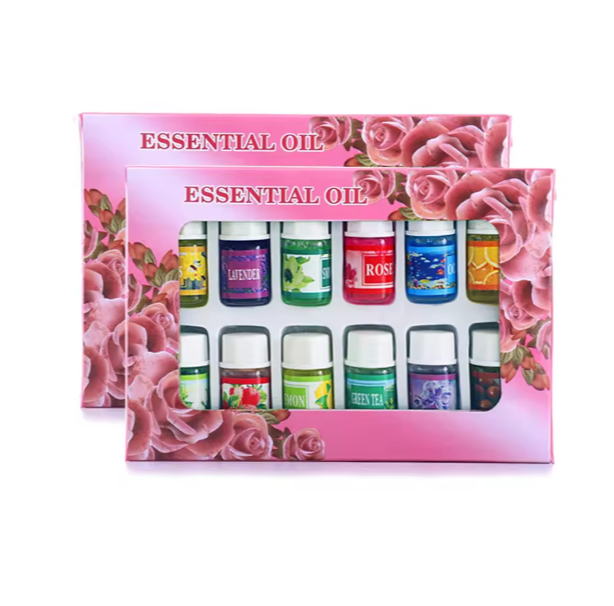 Ovlaživač vazduha - Aroma difuzer + 12 eteričnih ulja