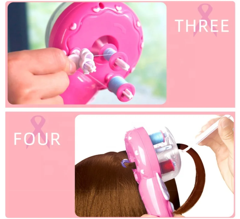 Aparat za pravljenje kikica i pletenica