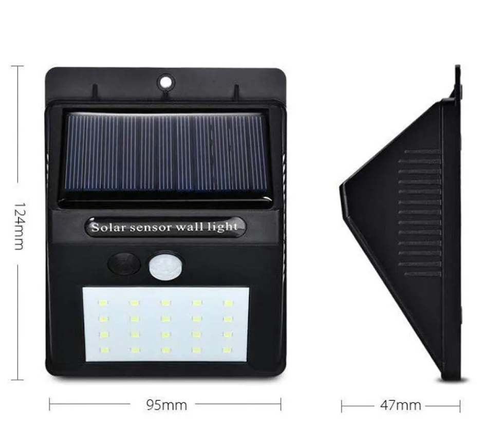4 Solarna Led Reflektora sa 20 dioda