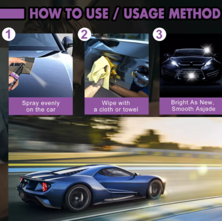 Sprej za poliranje i zaštitu auta