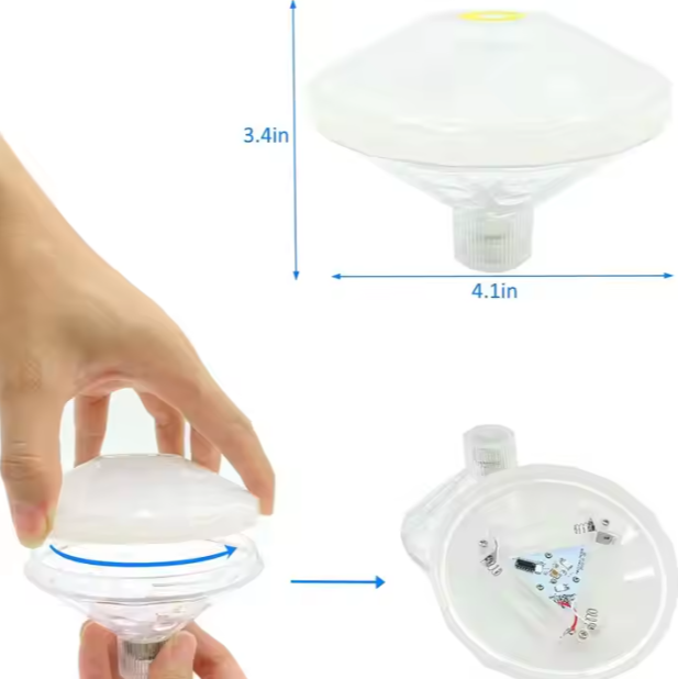 Plutajuća LED lampa za bazen 1+1