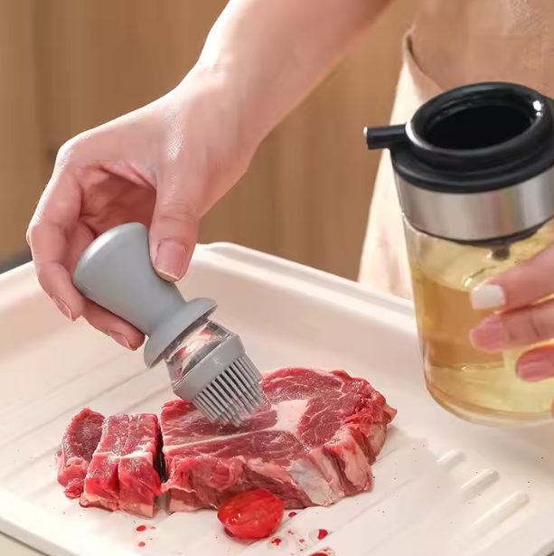 Boca za ulje sa silikonskom četkicom