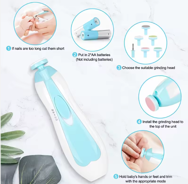 Električna turpija za bebi noktiće