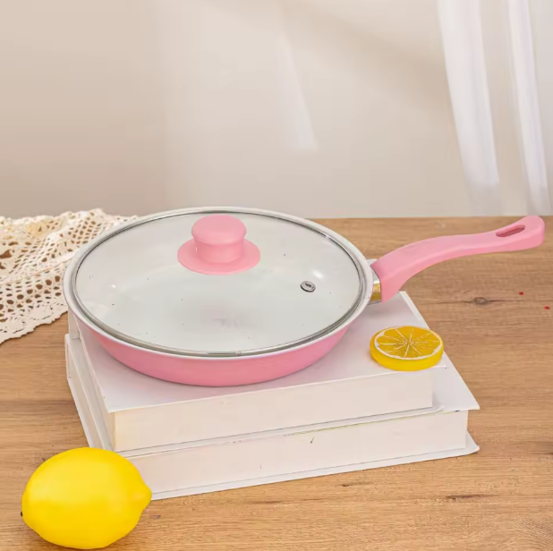 Roze kuhinjski set od 13 komada