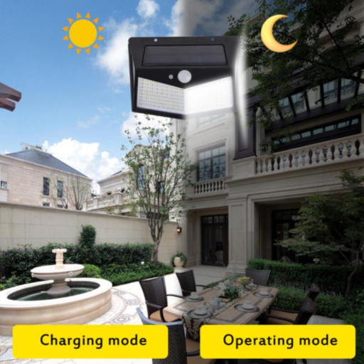 Solarni reflektor sa 212 LED dioda