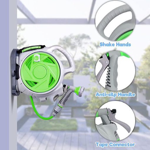 Baštensko crevo sa motalicom i mlaznicom