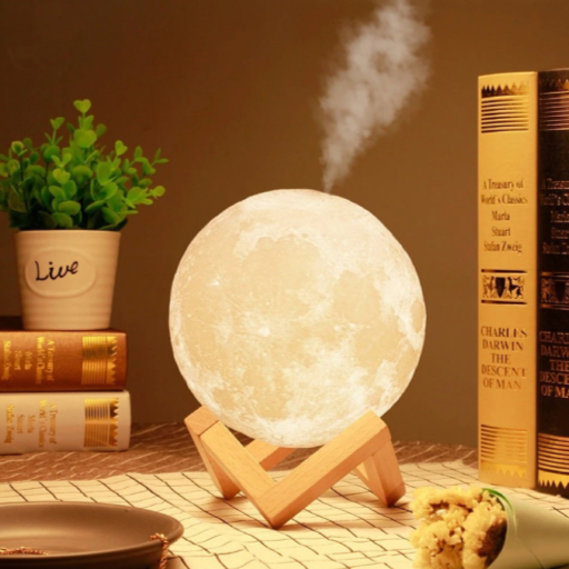 3D Mesec lampa – aroma difuzer