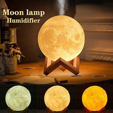 3D Mesec lampa – aroma difuzer