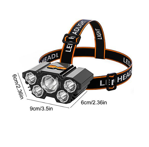 Lampa za glavu sa 5 LED dioda