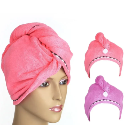 2u1 SET Peškir-Kapa za sušenje kose