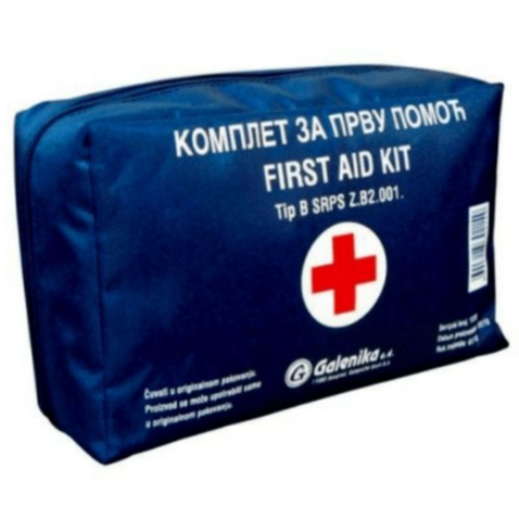 Komplet za prvu pomoć TIP B SRPS Z.B2.001