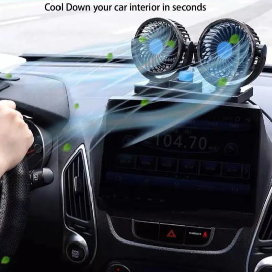 Dupli ventilator za auto 12v HX-T303